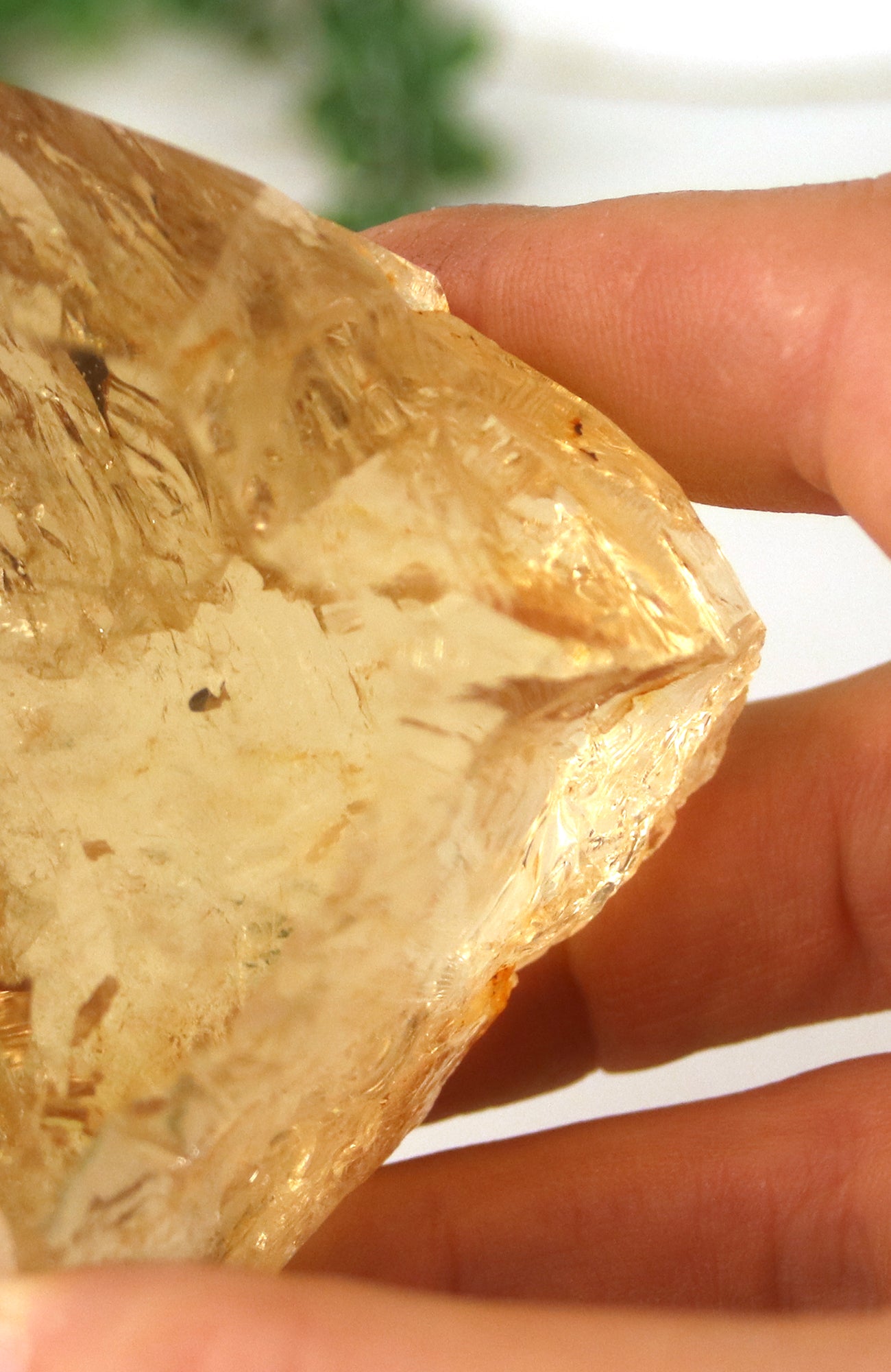 Citrine (Natural) Cathedral Point AAA
